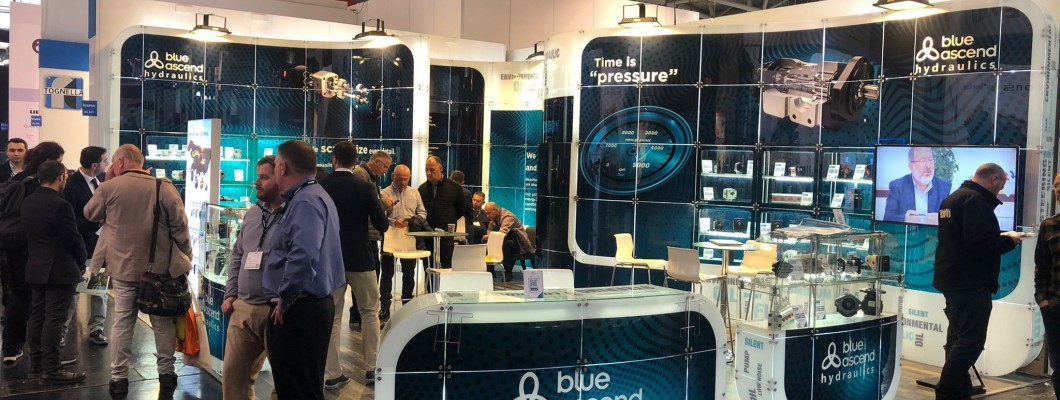 Blue Ascend Hydraulics' innovative products attracted great attention at BAUMA 2022.
